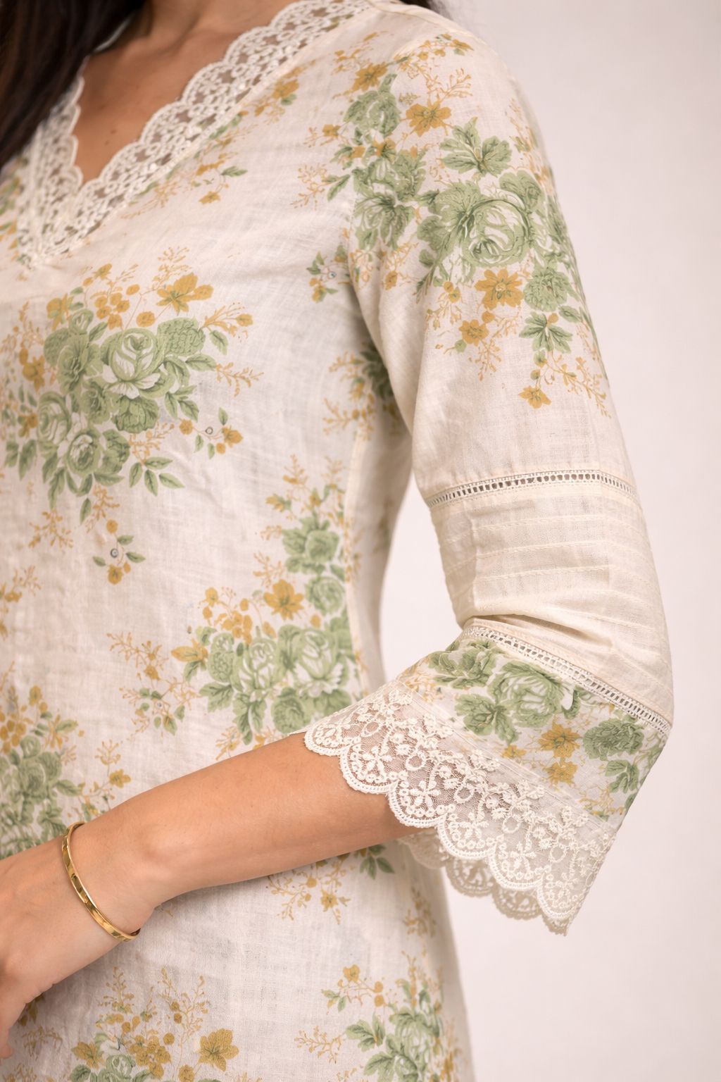 Surbhi moss cotton co-ord set