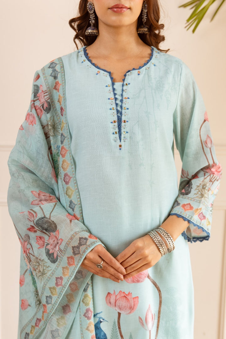 Karen vivid cotton suit set