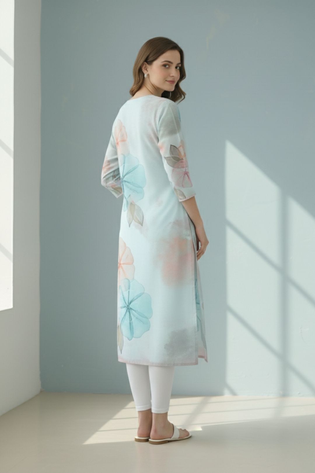 Yami Celeste Printed Kurti