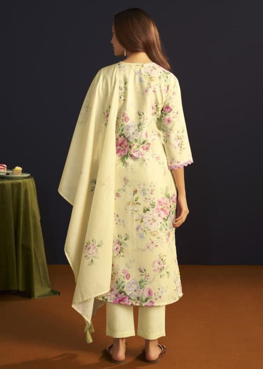 Itrh canary cotton linen suit set