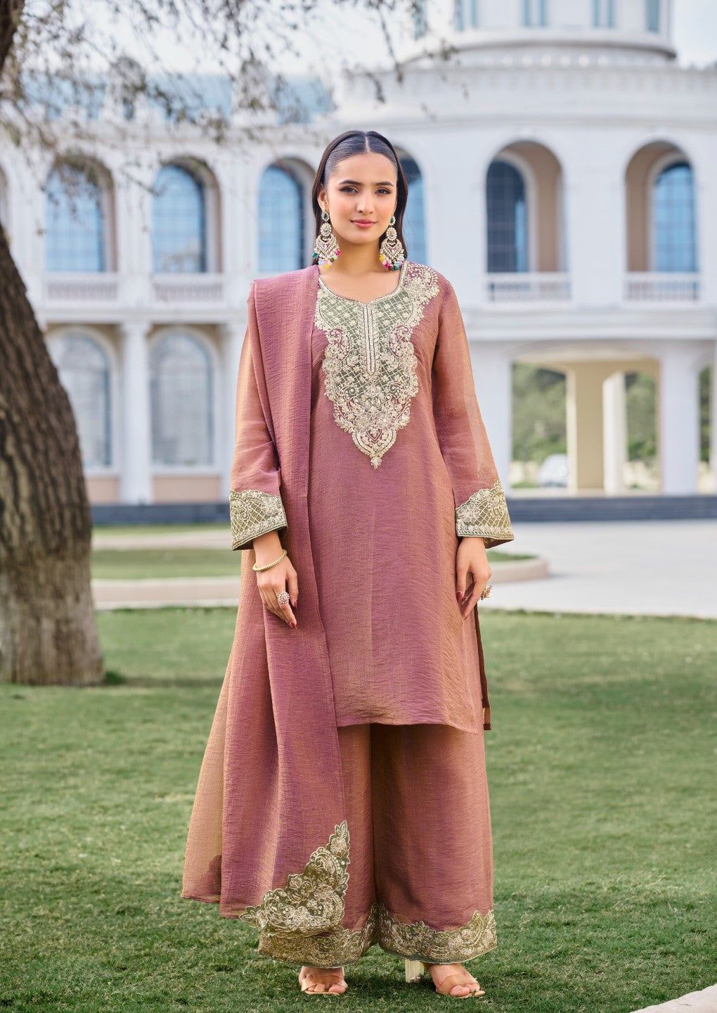 Mihika heather full work suit set