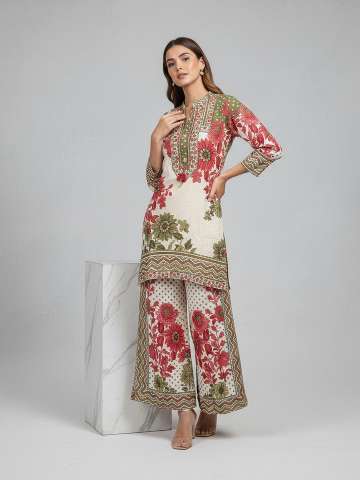 Reet brink printed co-ord set