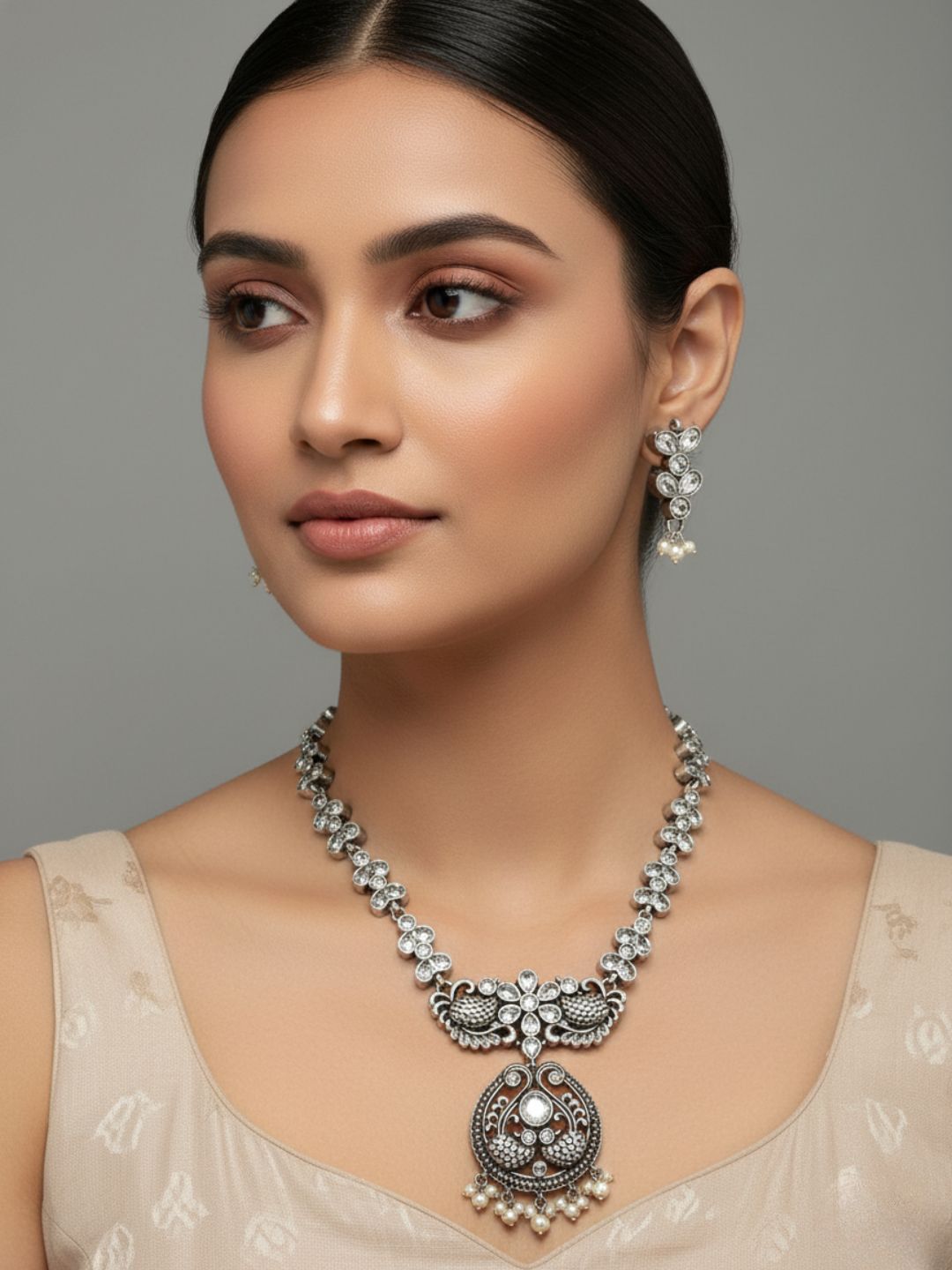 Antaara Oxidised necklace set