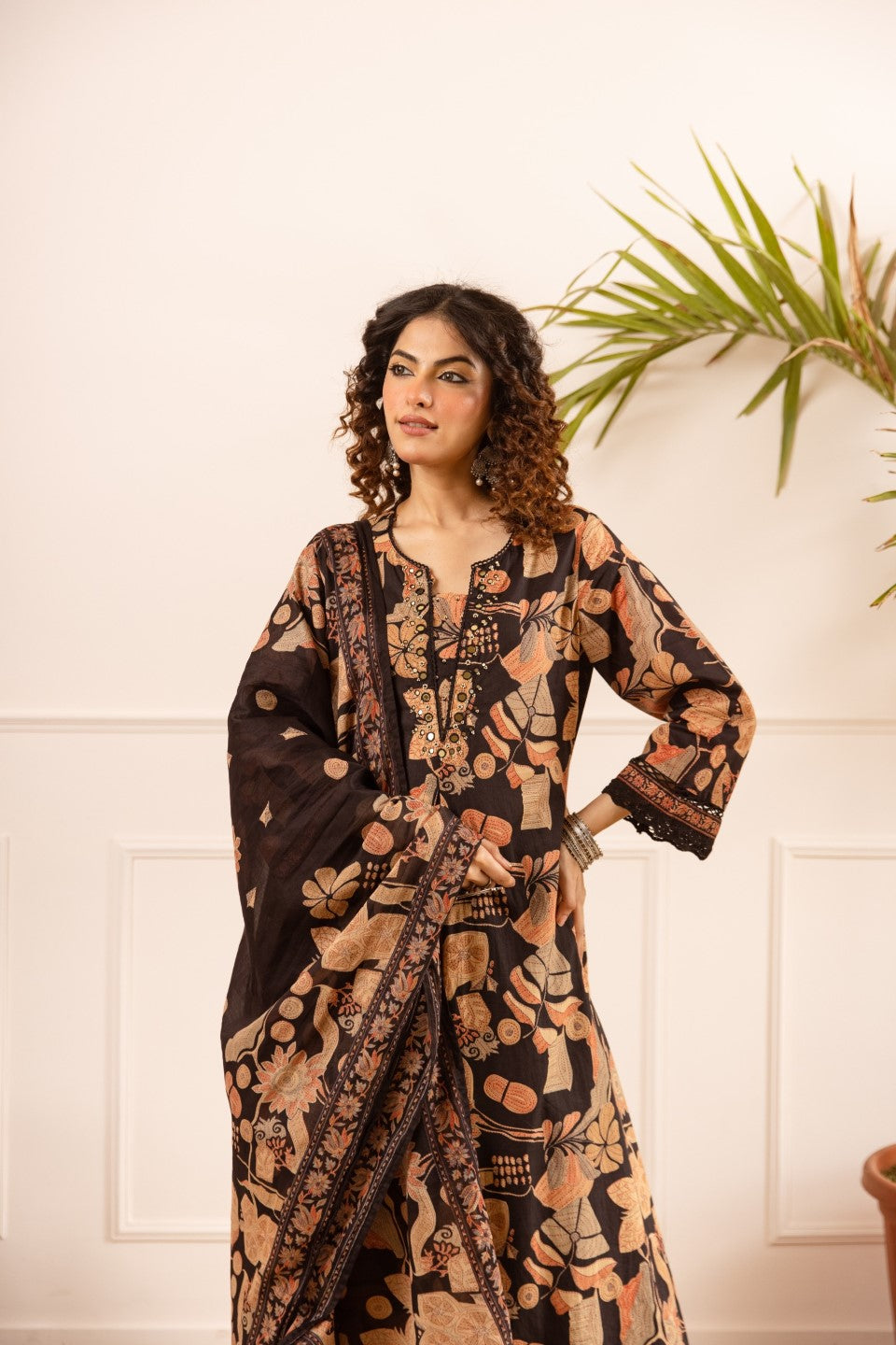 Karen oslo printed cotton suit set