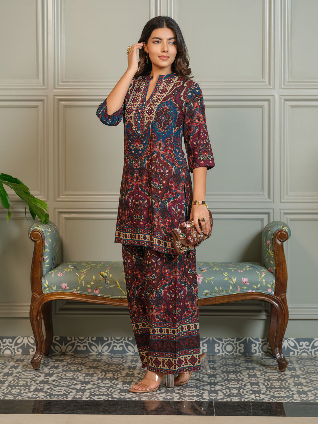 Tashvika Jay printed Co-ord set