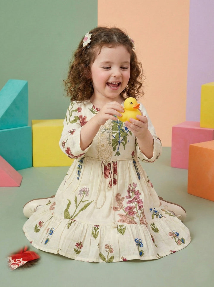 Joy flora cotton kids dress