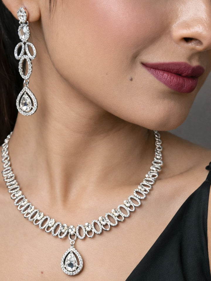 Alankrita Diamond Necklace with Earings