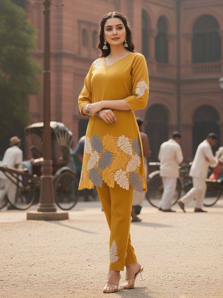Nivedita Amber Embrodiered Co-ord Set