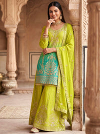 Chaitali Hariyali Full Work Suit Set