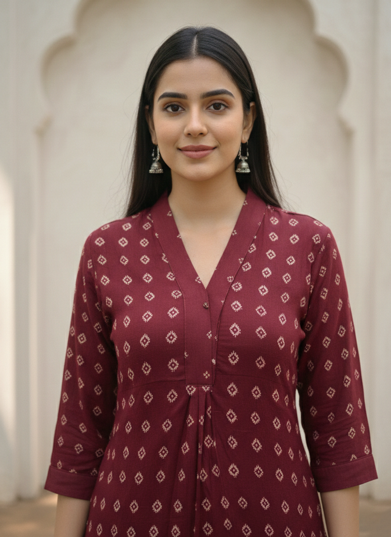 Midushi Merlot Co-ord Set