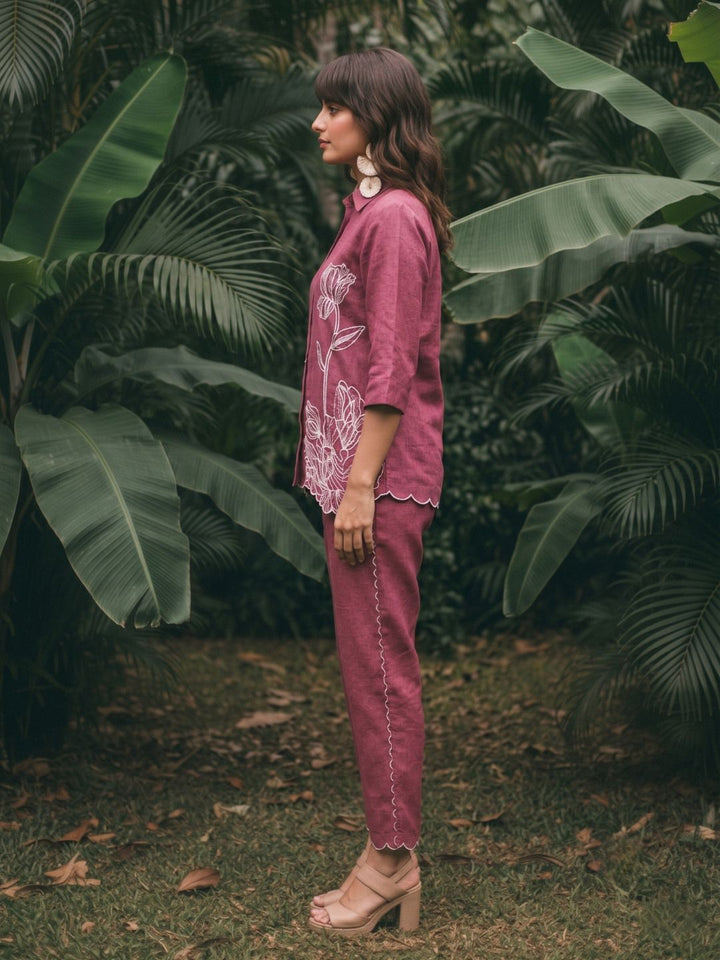 Ivanka taffy embroidery Cotton co-ord set