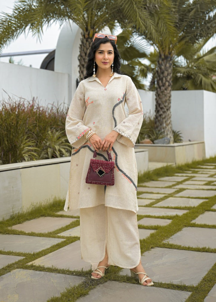 Tatva parch cotton kurta pant set