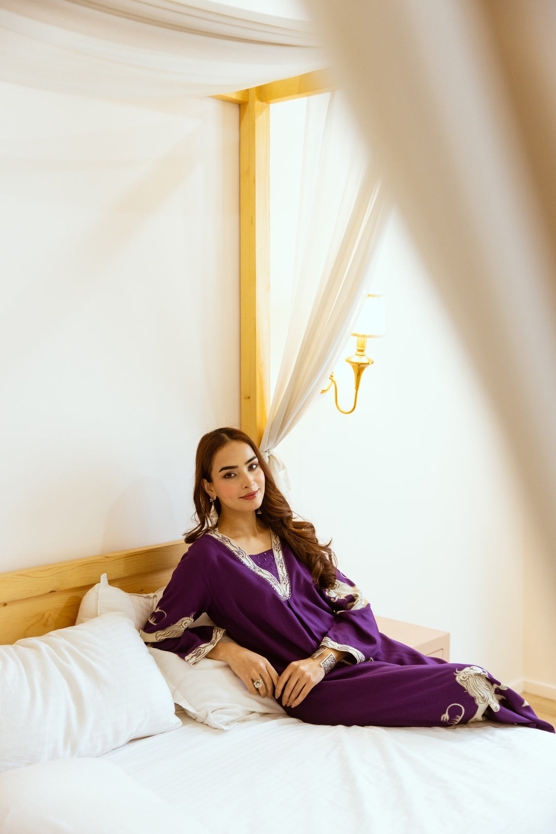 Karen munsell printed kurta pant set