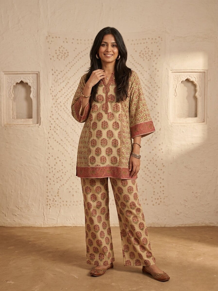 Swades Canta Printed Cotton Co-ord Set