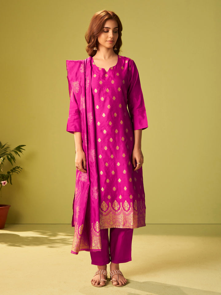 Nisha Rose Heavy Suit Set