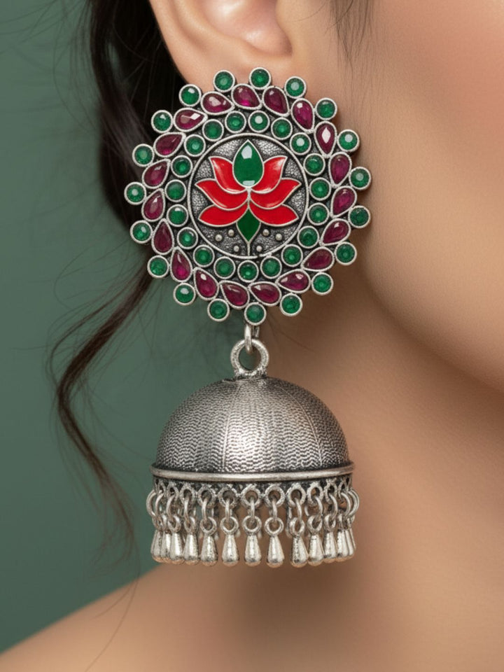 Antara Oxidised Earrings