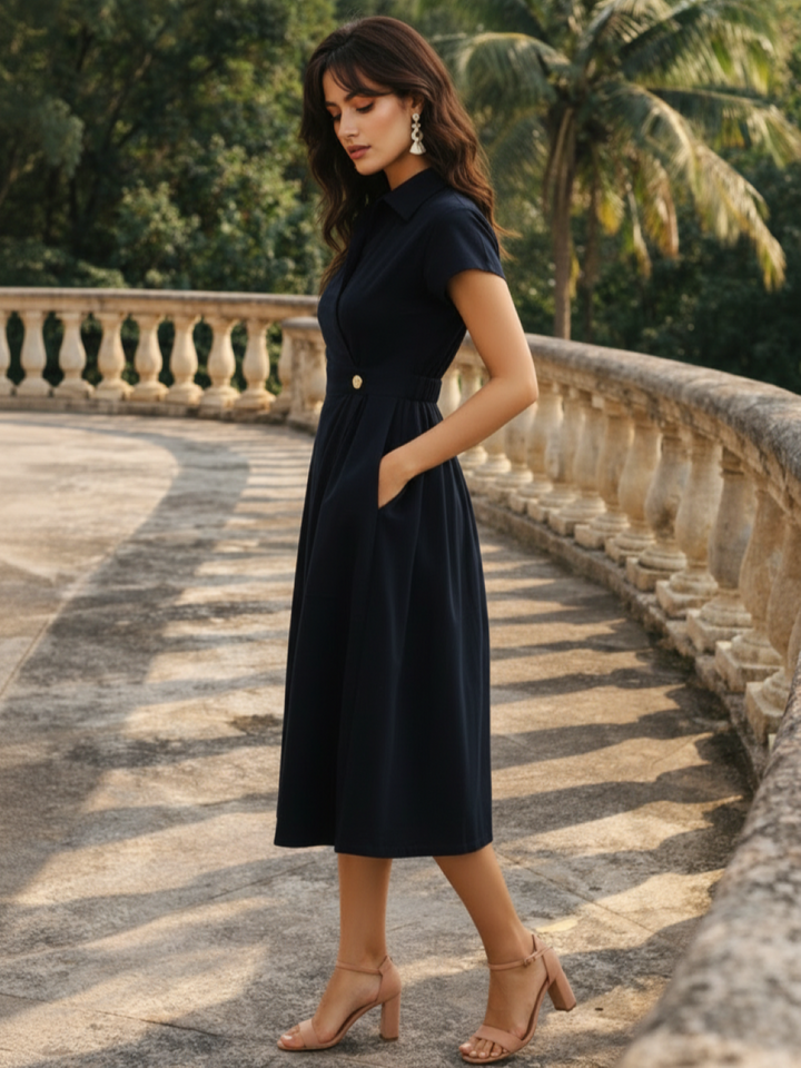 Ivanka jade cotton dress