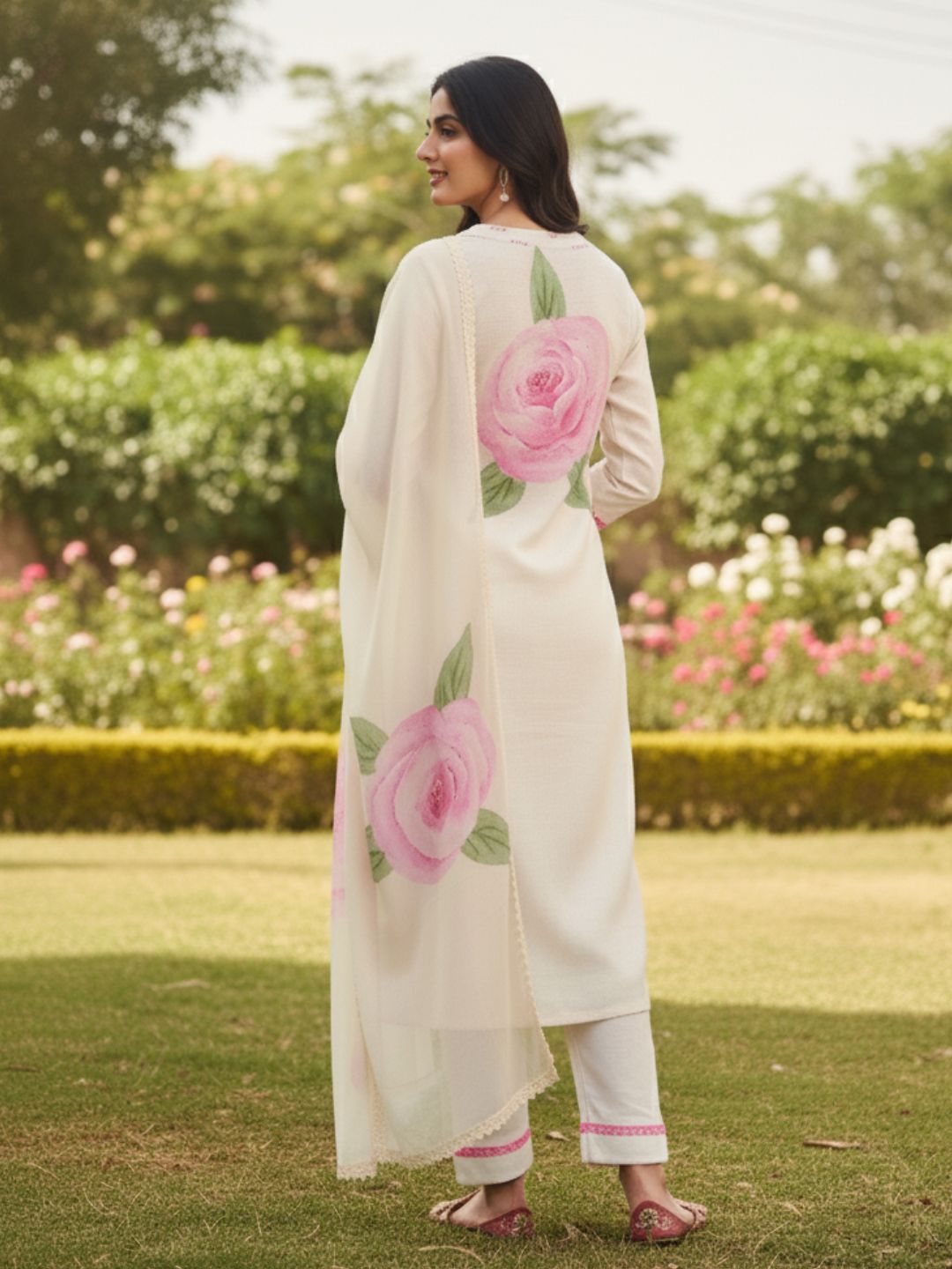 Lisba Rose Linen Cotton Suit Set