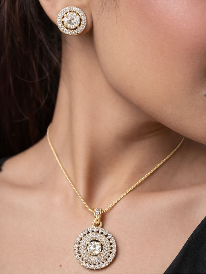 Alankrita Diamond earing & pendant stud