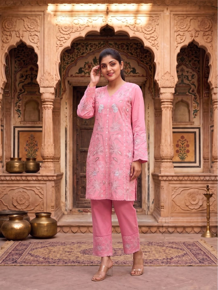 Ayat Punch Full Embroidery Lawn Co-ord Set