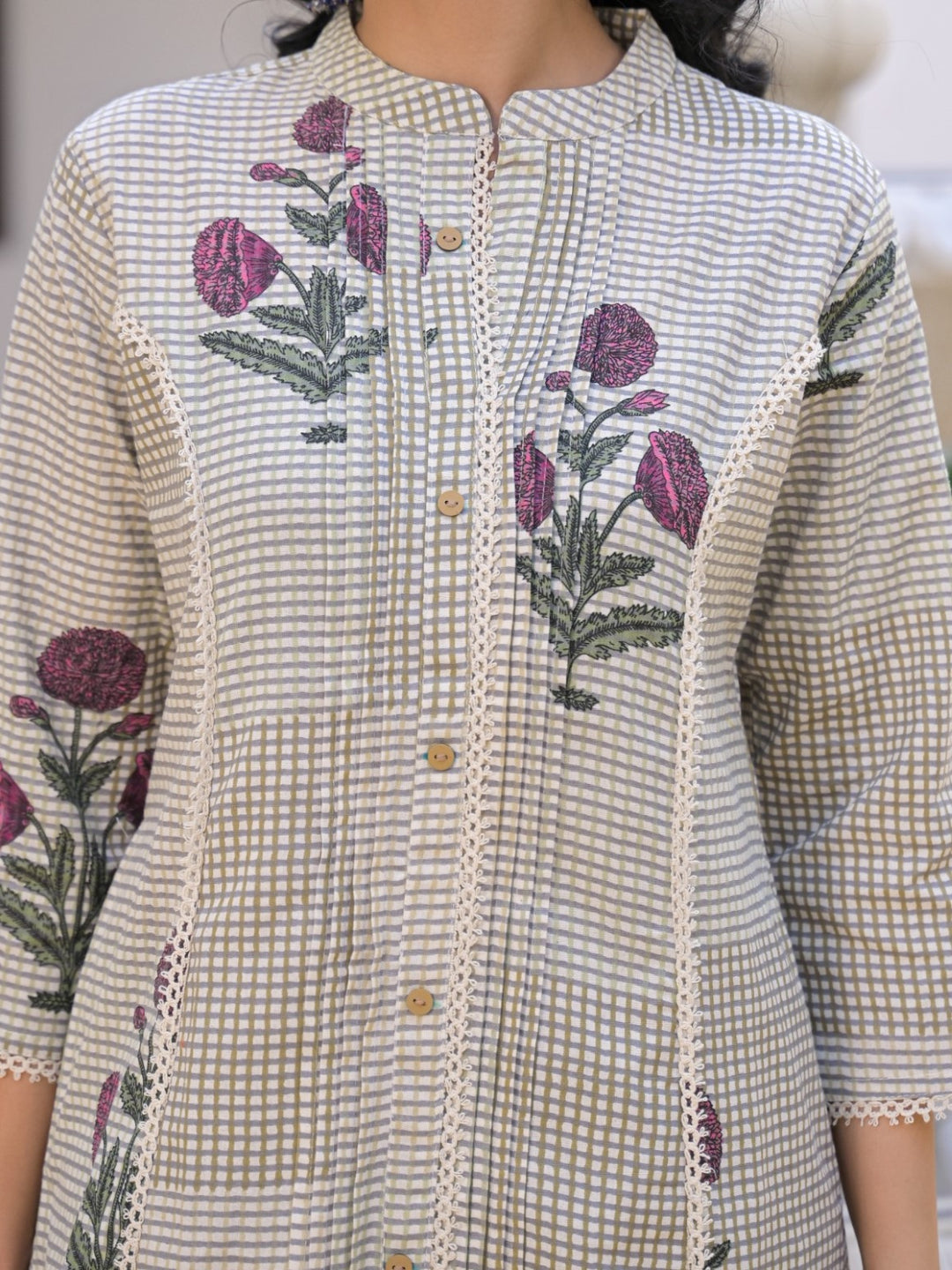 Mayri Hydren Cotton Kurta Pant Set