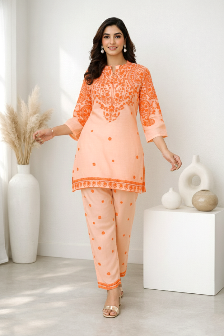 RAAGVI SCARLET COTTON Co-Ord SET