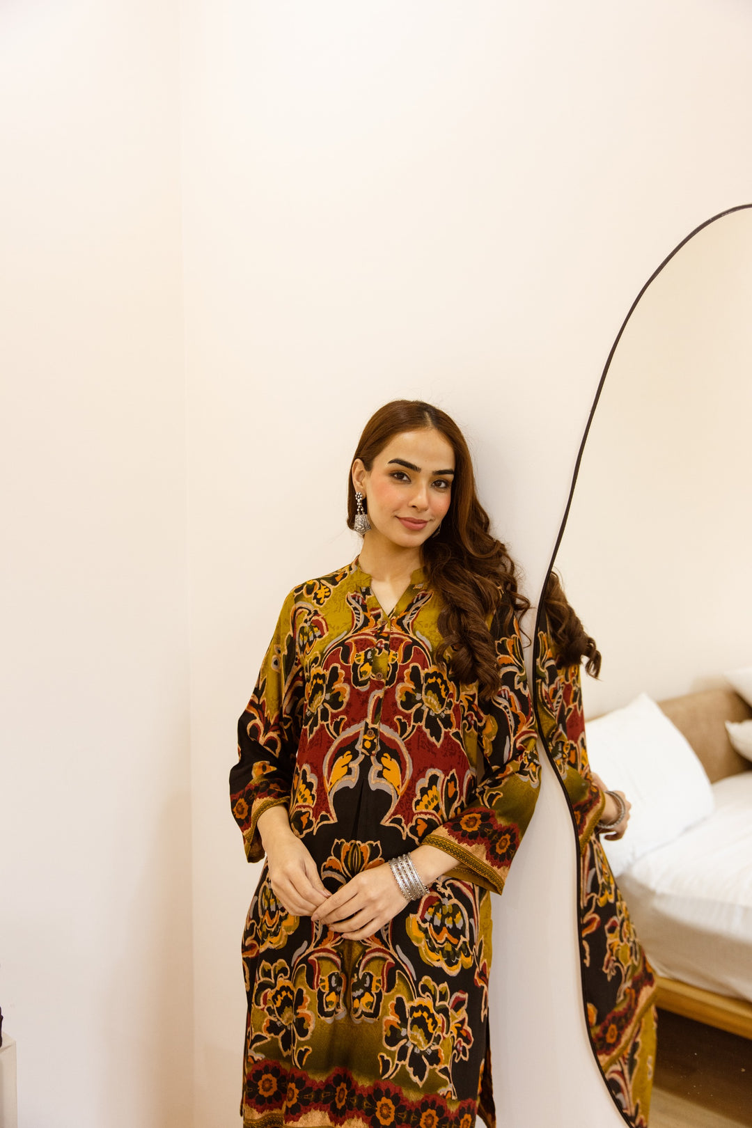 Karen russet printed Co-ord set