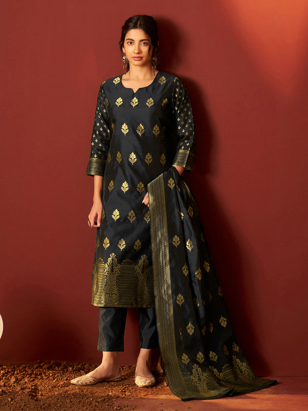 Nisha Onyx Heavy Suit Set