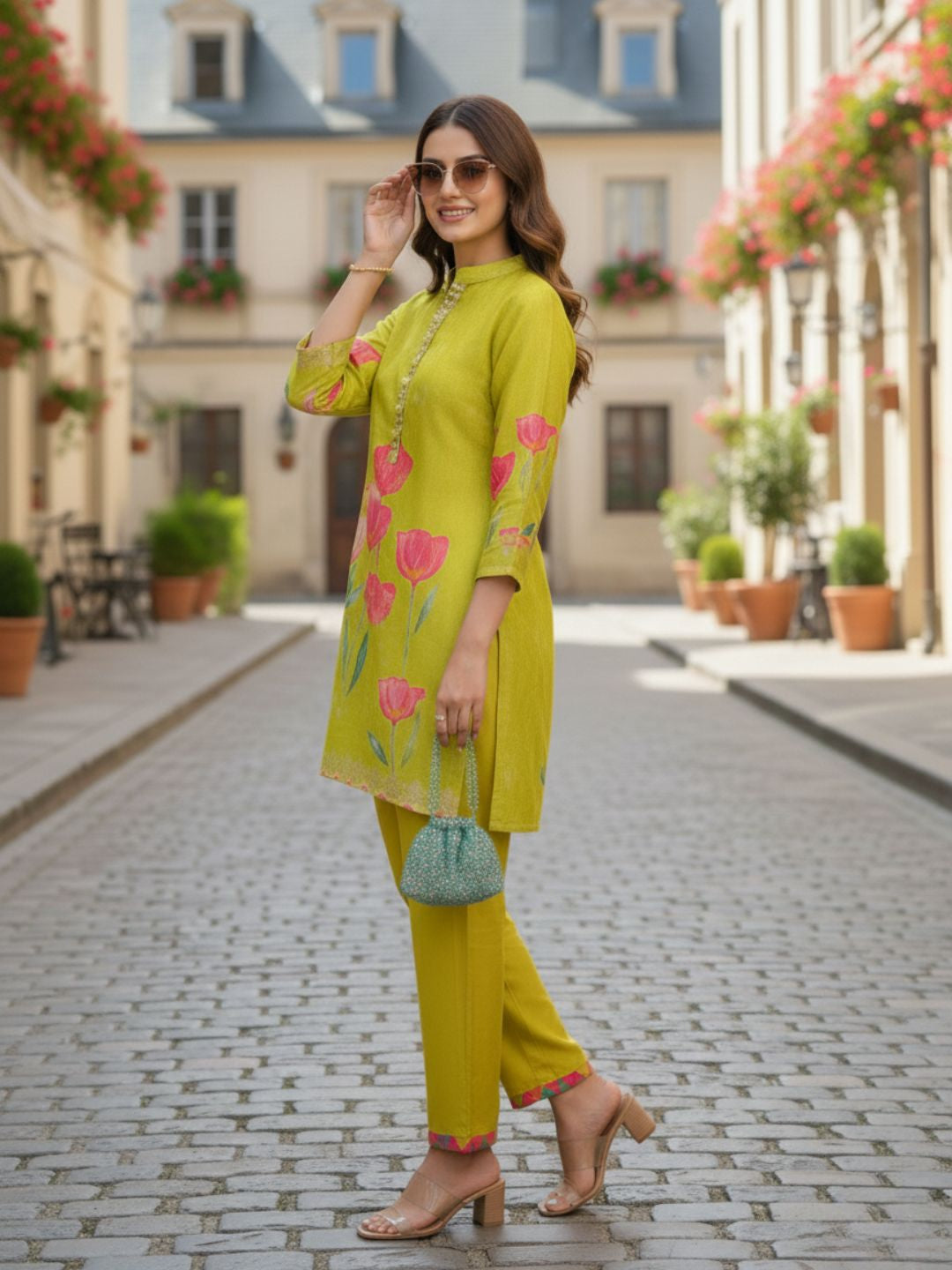 Palash Cadmium Premium Co-ord Set