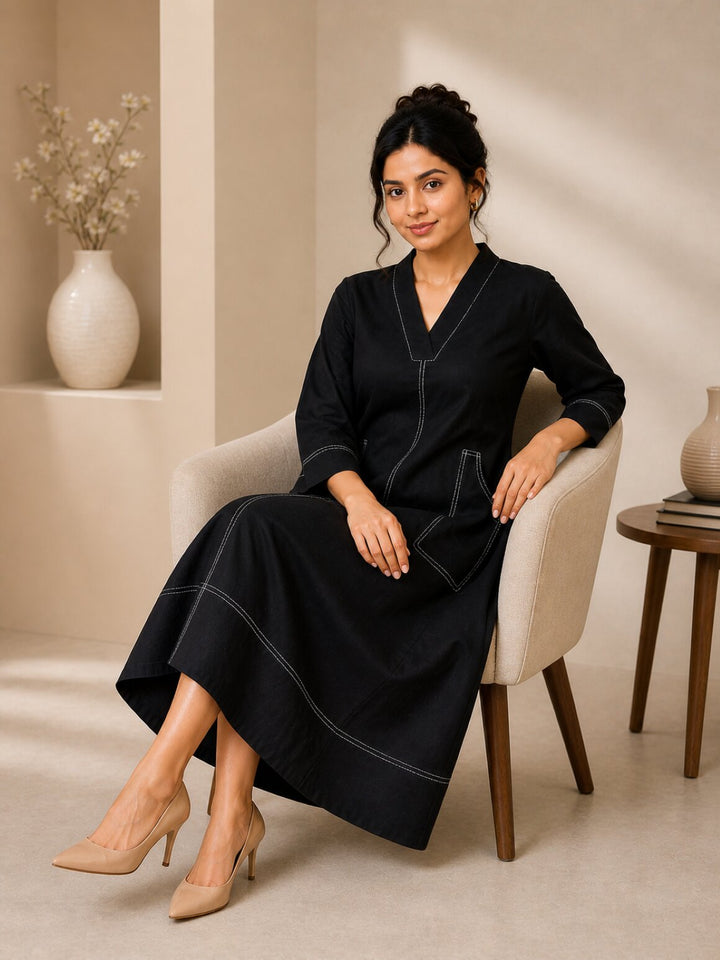 Akshara pitch cotton dress