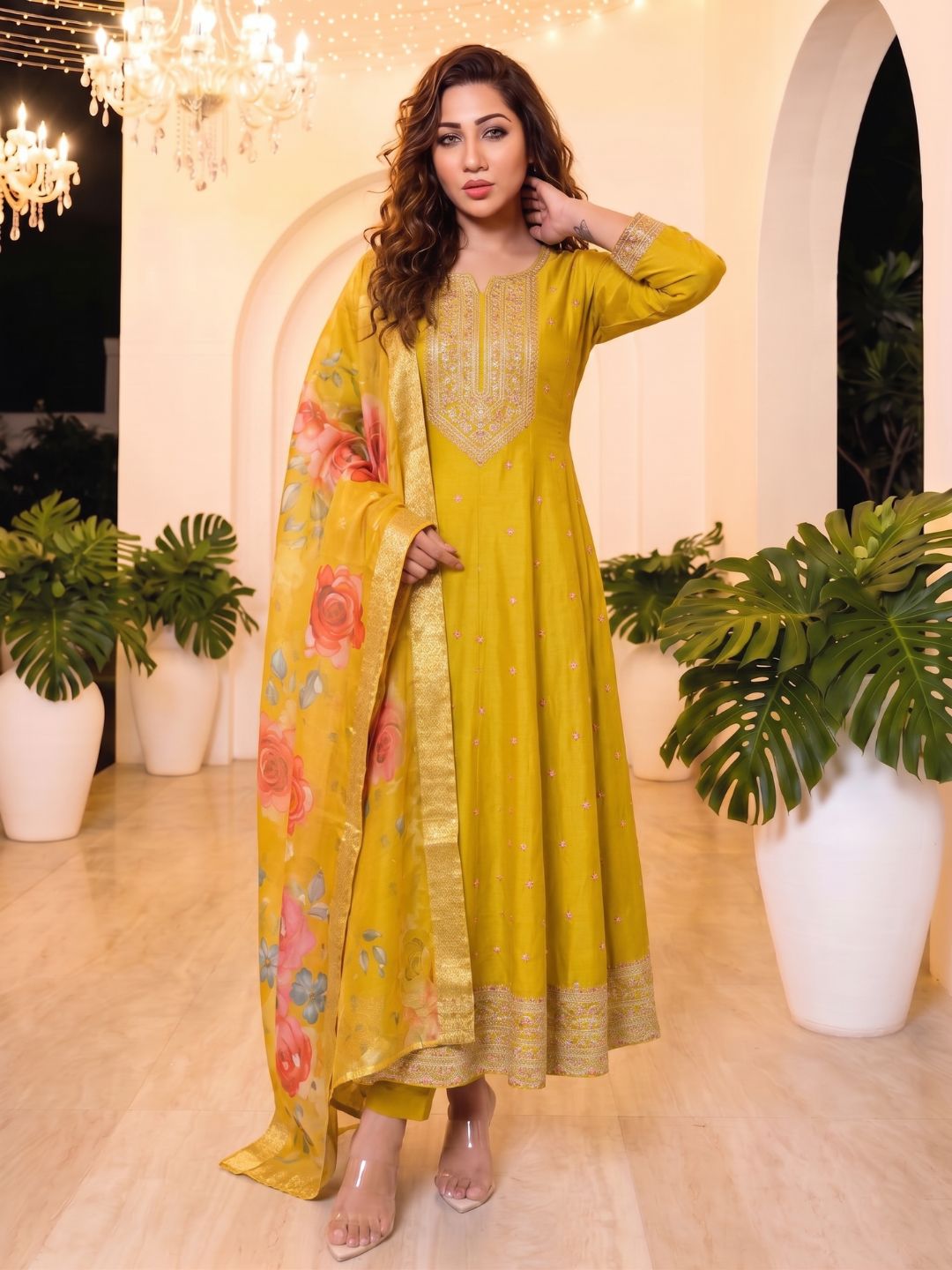 Shanti Amber Full Work Suit Set