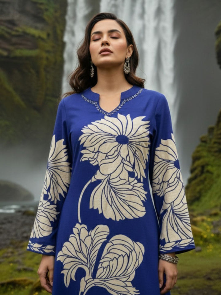 Bakul Spruce Digital Printed Kurta Pant Set