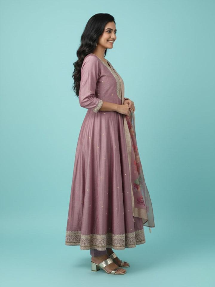 Shanti Salmon Full Work Suit Set