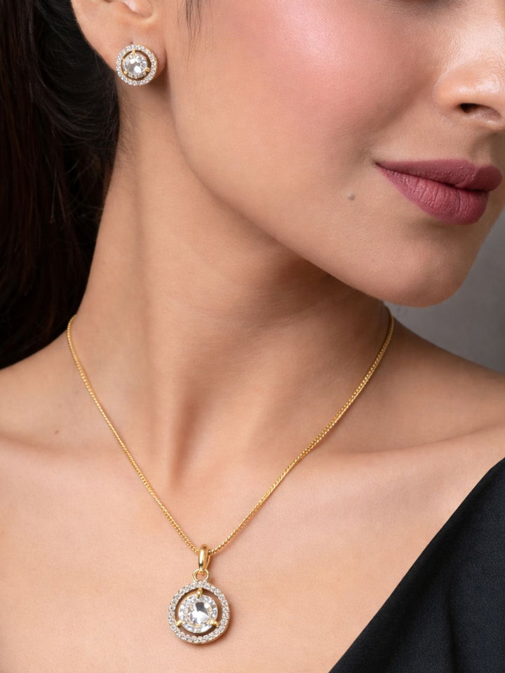 Alankrita Diamond earing & pendant stud