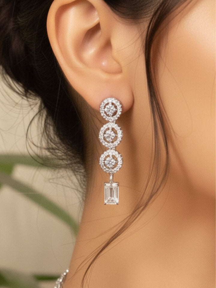 Antaara Diamond Necklace with Earings set