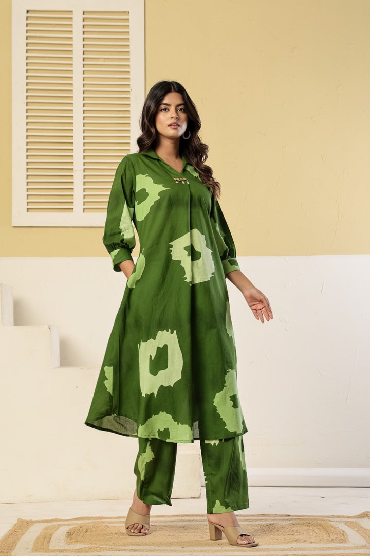 Poppi Fern Printed Cotton Co-ord Set
