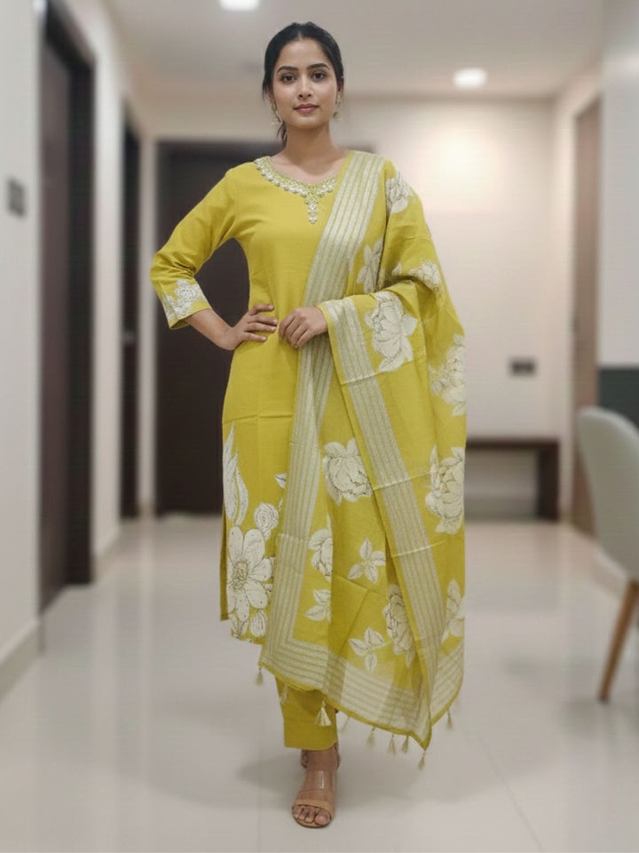 Reet Amber Printed Work Suit Set