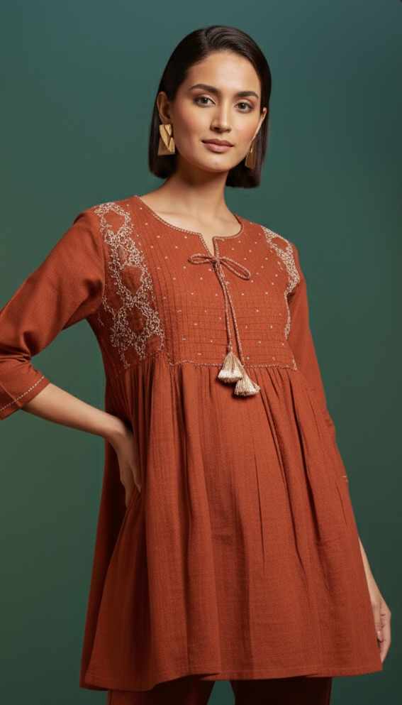 Rushali Mojo Embroidered Work Co-ord Set