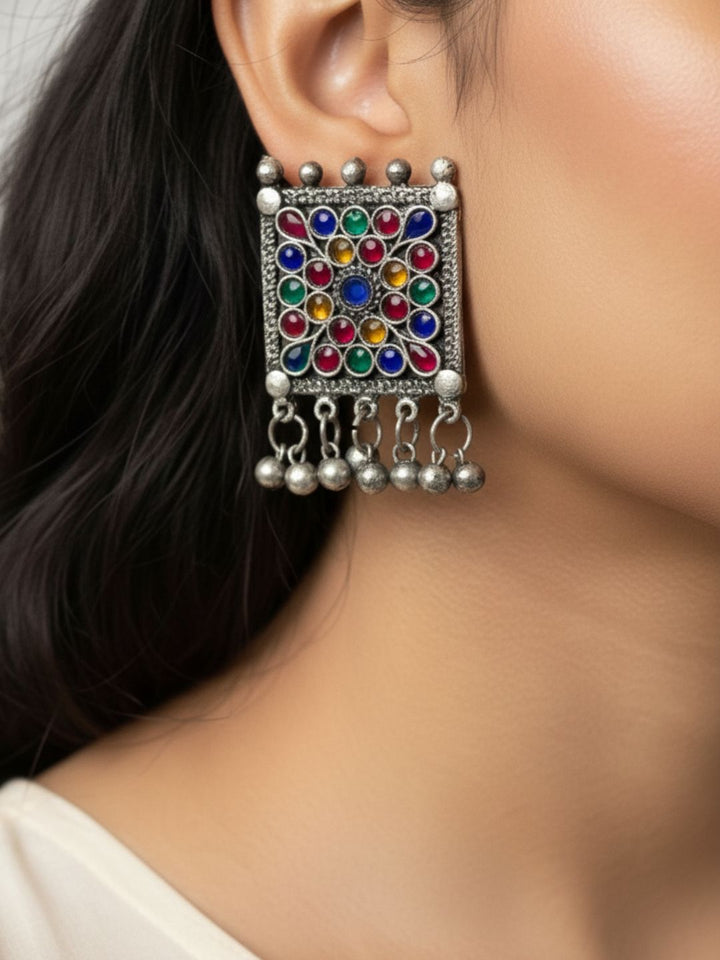 Antara Oxidised necklace set