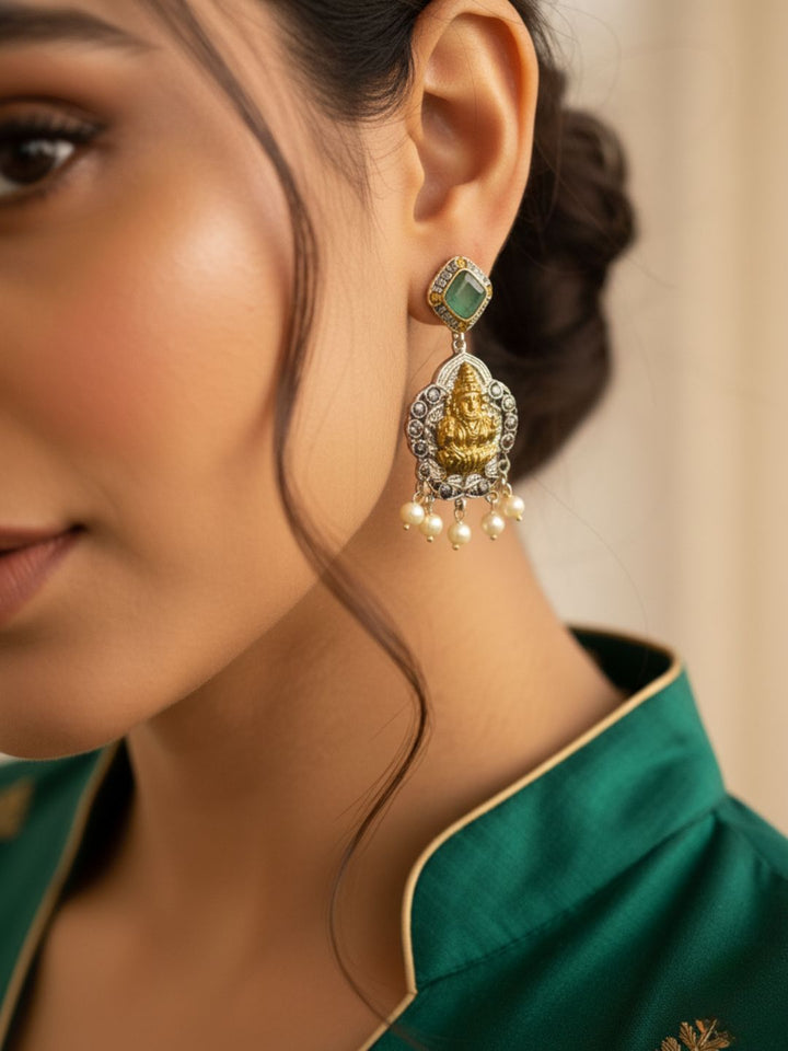 Antara Oxidised Earrings