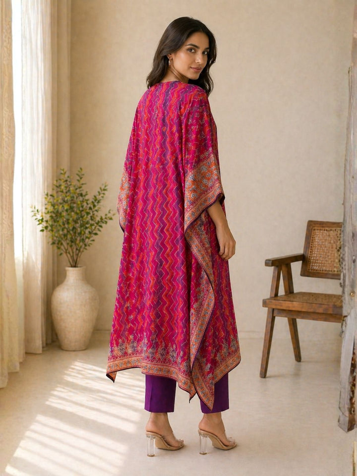 Maurya Ruby Premium Muslin Kaftan Pant Set