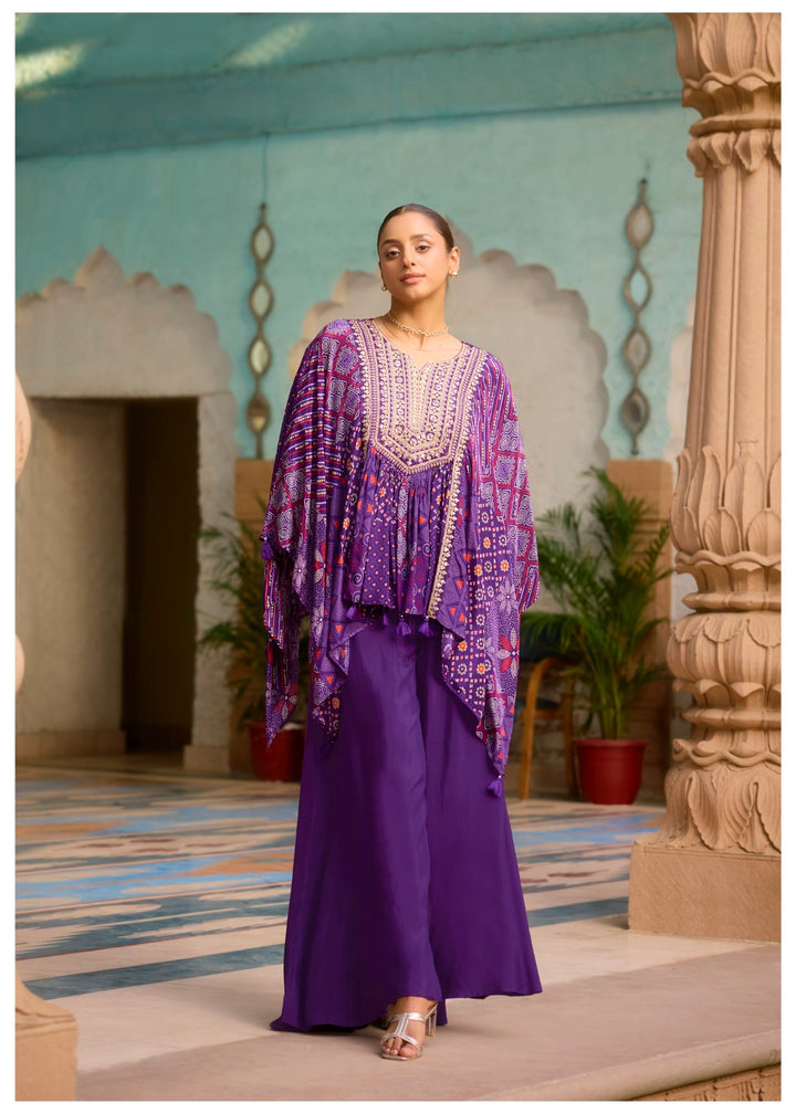 Aster Imperial full work Kaftan pant set