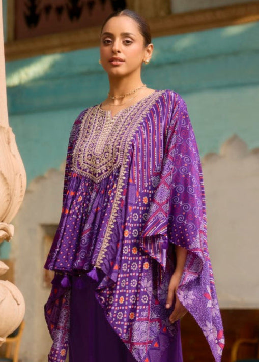 Aster Imperial full work Kaftan pant set