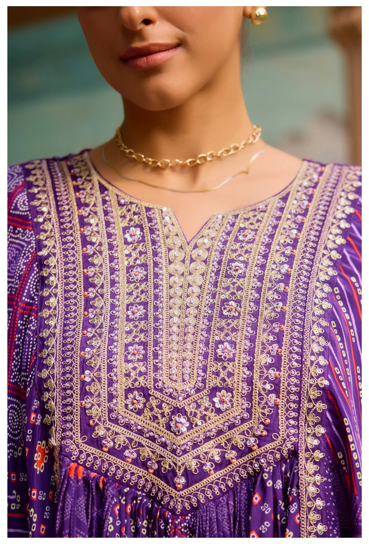 Aster Imperial full work Kaftan pant set