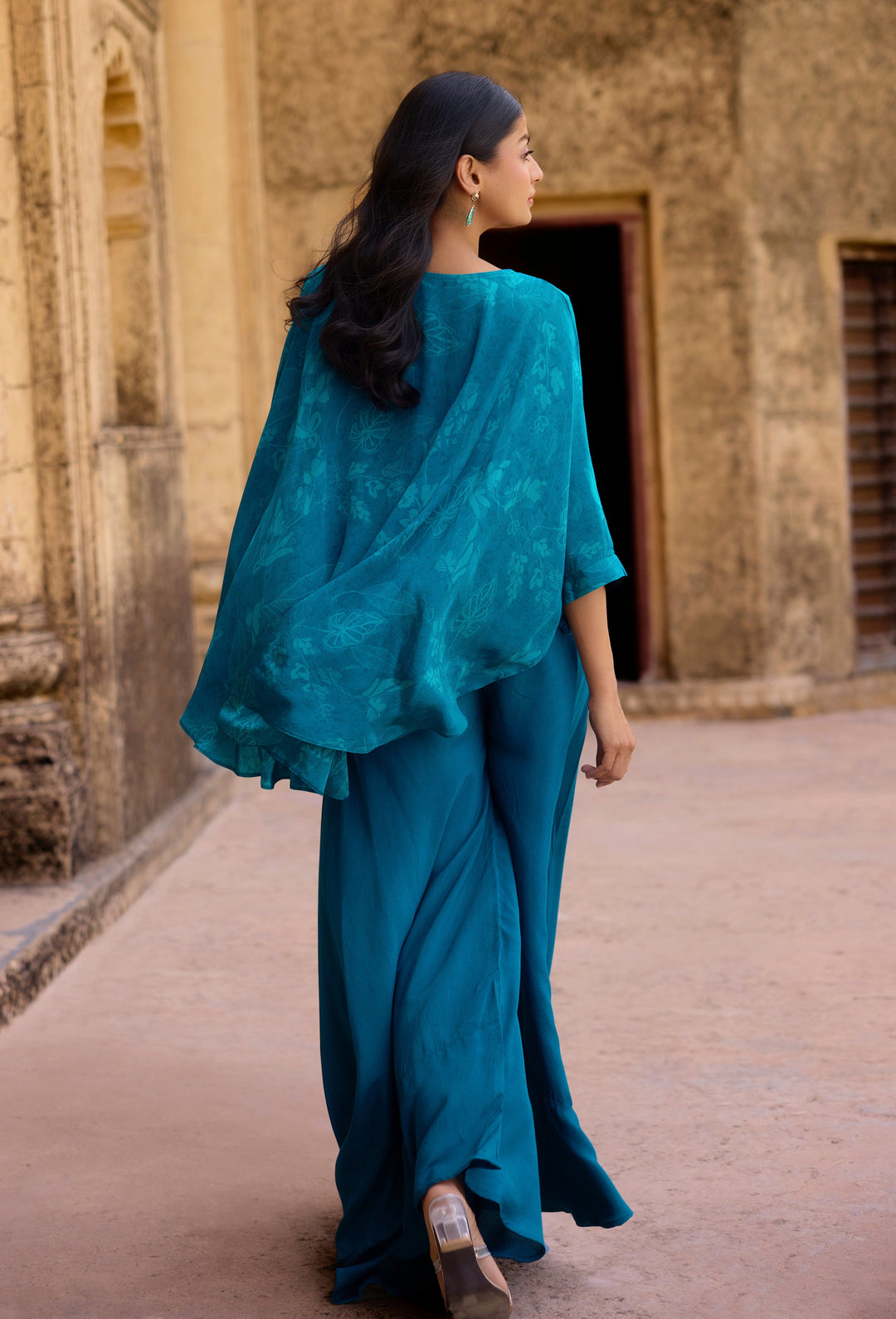 Aster Nile full work Kaftan pant set