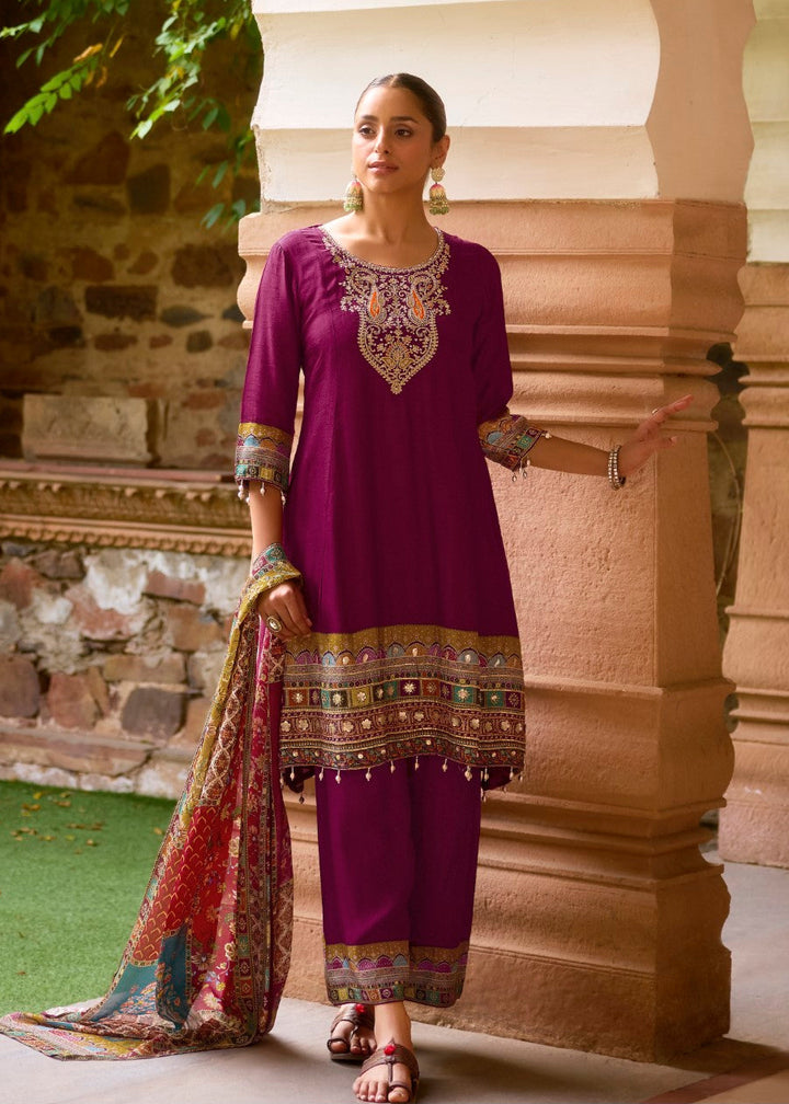 Aster Sangria full work premium suit set