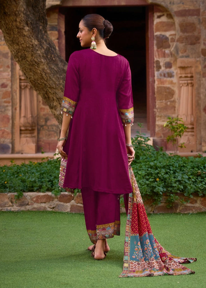 Aster Sangria full work premium suit set