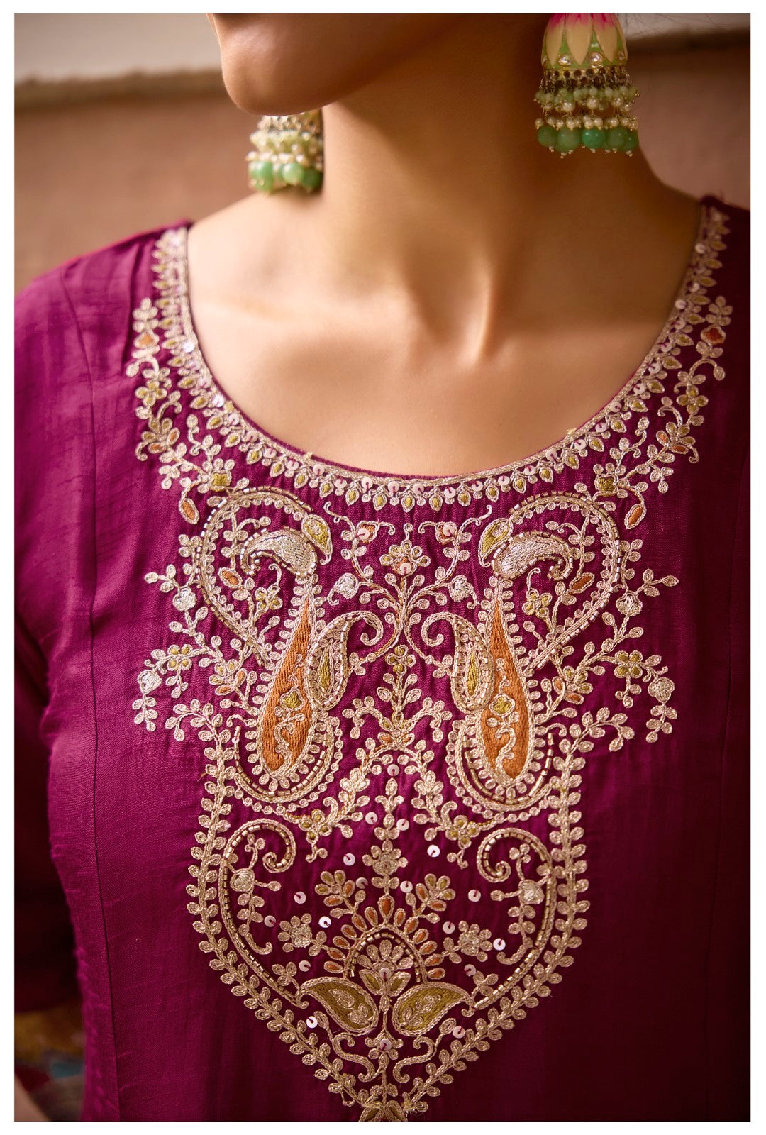 Aster Sangria full work premium suit set