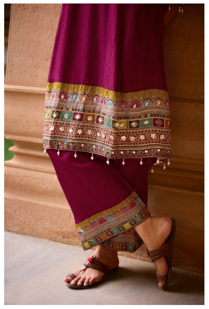 Aster Sangria full work premium suit set