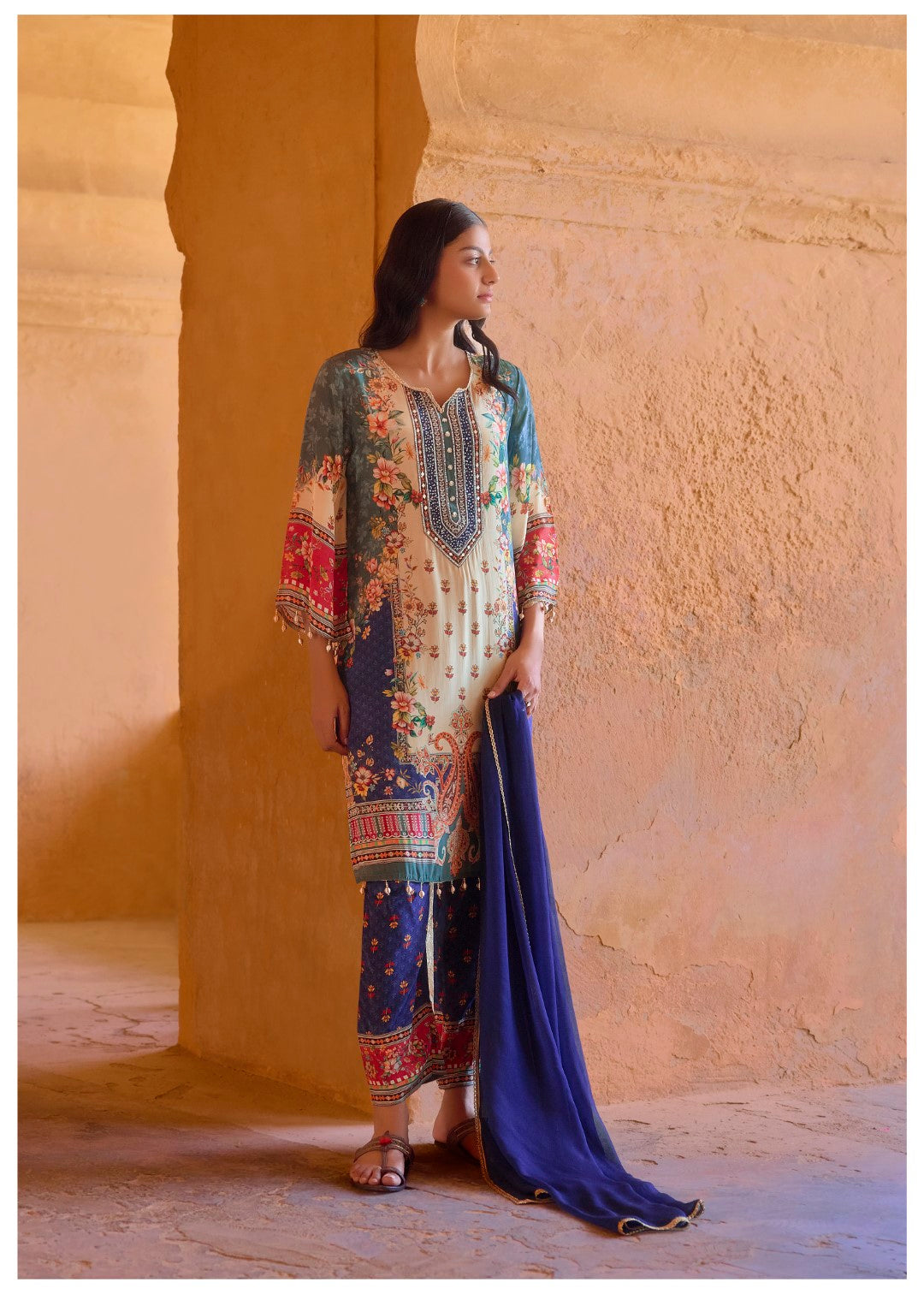 Aster azure full work premium suit set